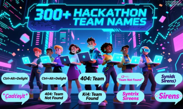 300+ Hackathon Team Names Creative & Funny Ideas for Your Coding Crew