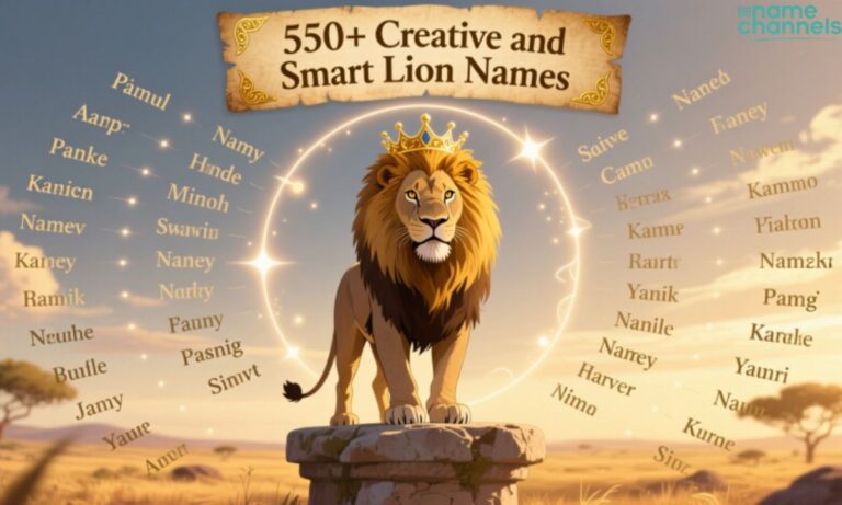 550+ Creative and Smart Lion Names Perfect Name for Your Companion