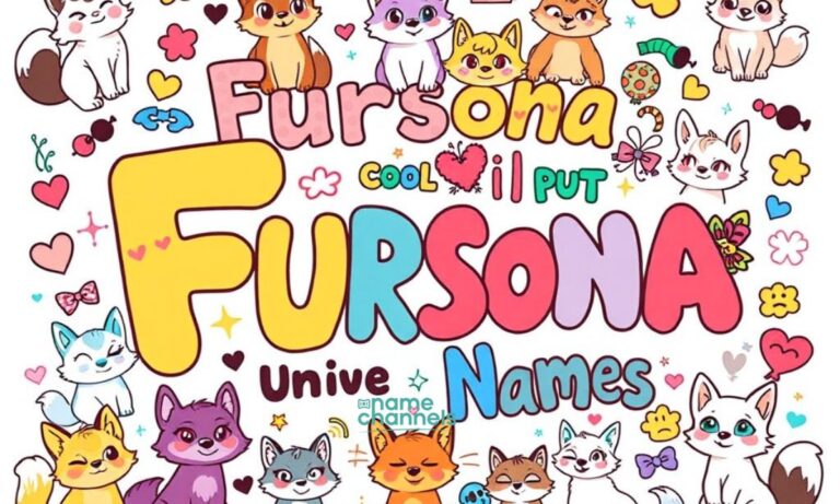 550+ Fursona Names Unique, Cute, Cool & Funny Ideas for Every Furry Character