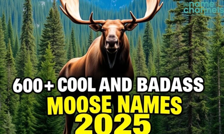 600+ Cool And Badass Moose Names 2025