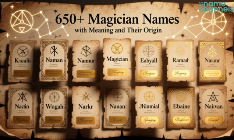 650+ Magician Names with Meaning and Their Origin
