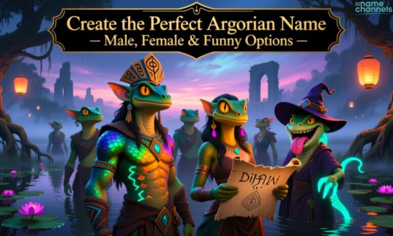 750+Create the Perfect Argonian Name – Male, Female & Funny Options