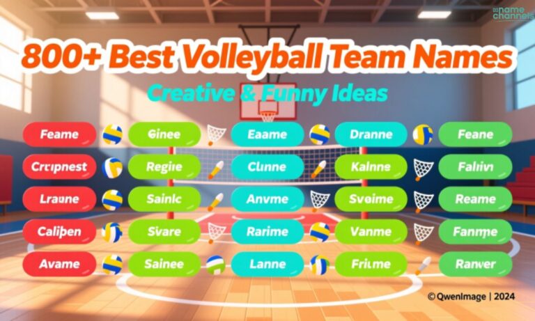 800+ Best Volleyball Team Names Creative & Funny Ideas