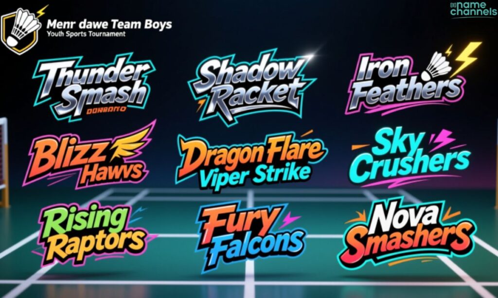 Badminton Team Names for Boys