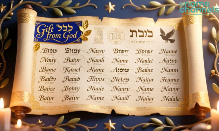 1600+ Best Biblical Baby Boy Names Meaning Gift from God