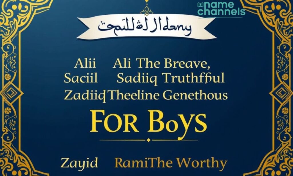 Islamic Usernames for Boys