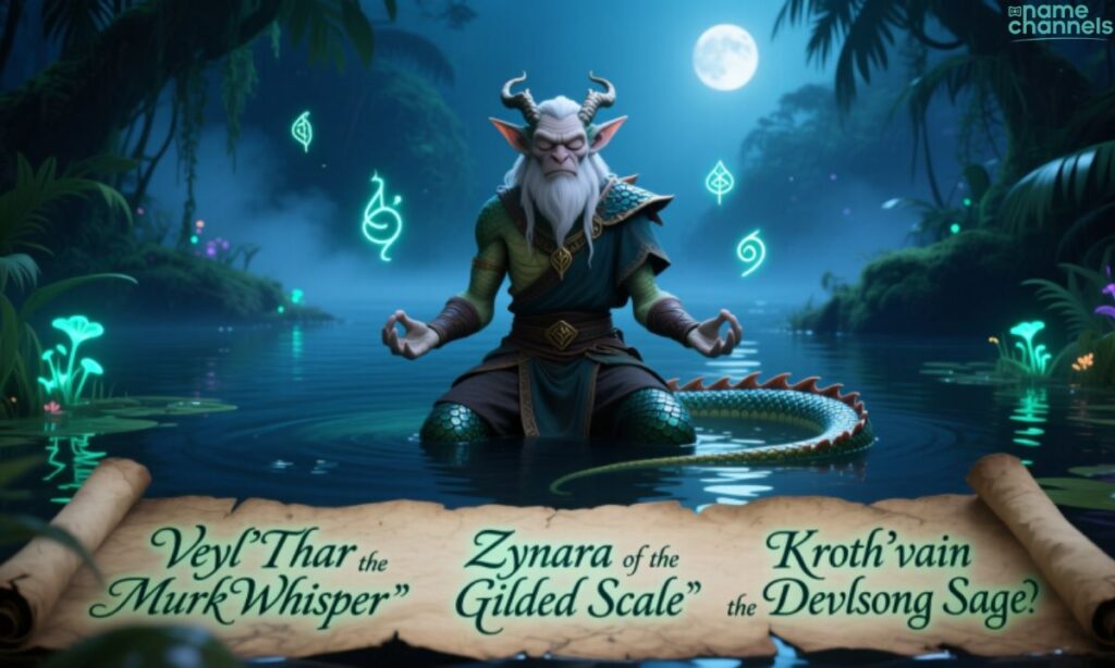 Fantasy Argonian Names