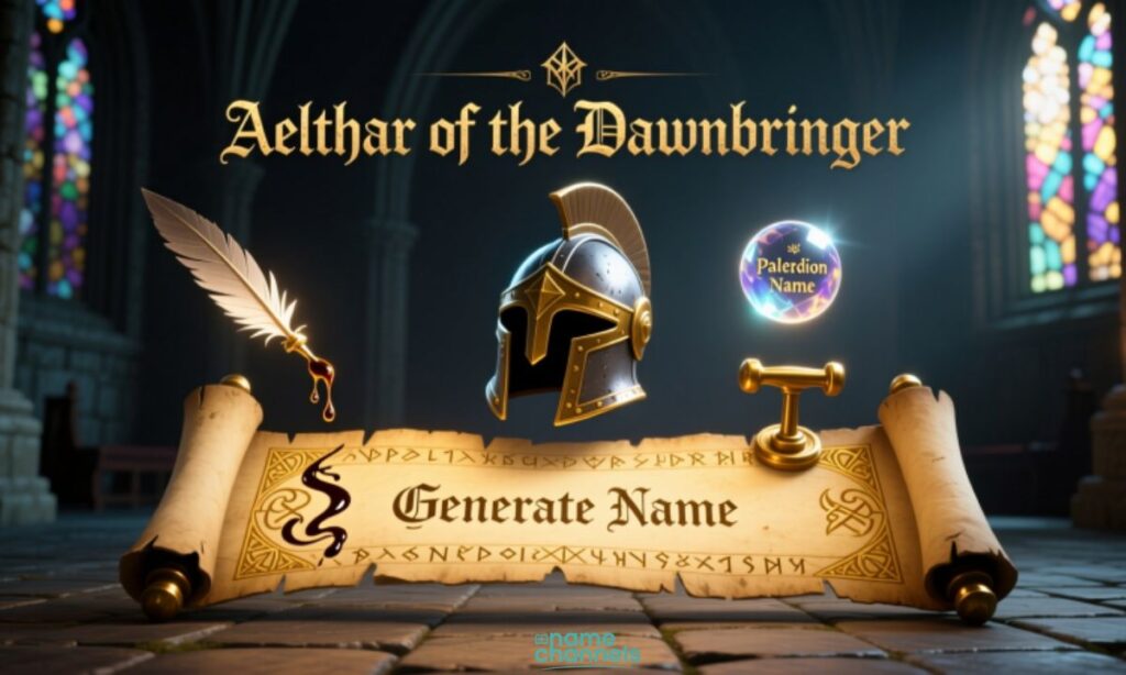 Paladin Name Generator