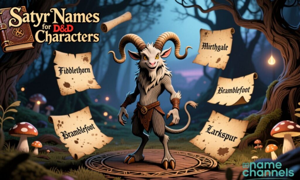 Satyr Names for Dungeons & Dragons Characters
