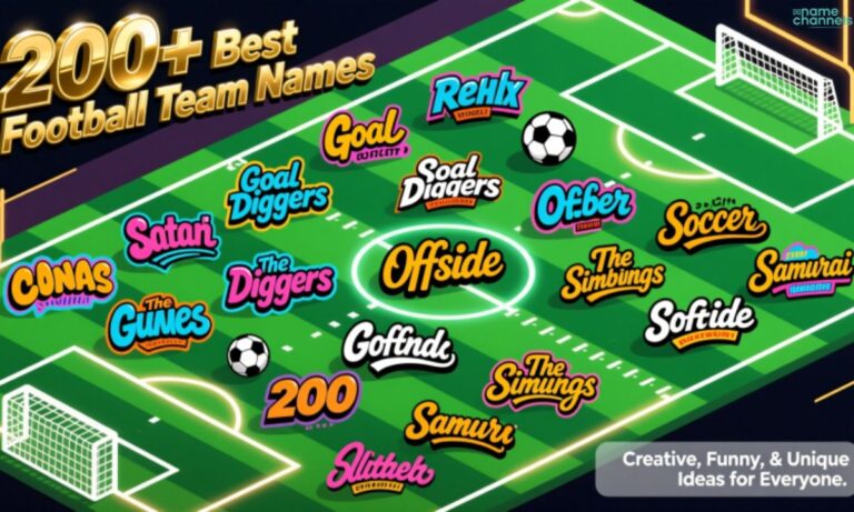 200+ Best Football Team Names Creative, Funny, and Unique Ideas for Everyone