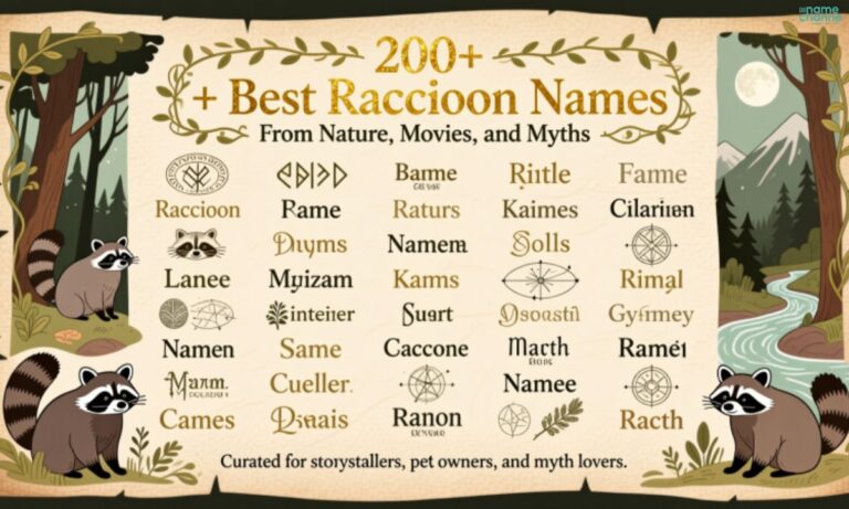 200+ Best Raccoon Names From Nature, Movies, and Myths