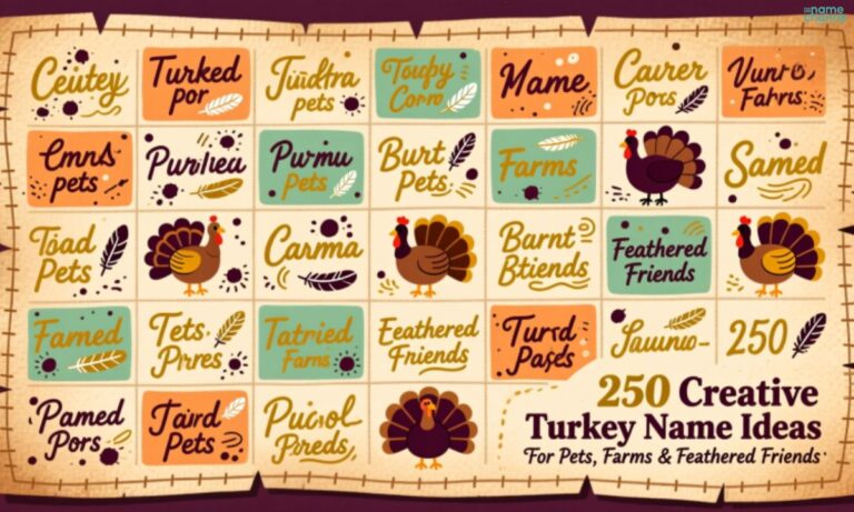 250 Creative Turkey Name Ideas for Pets, Farms & Feathered Friends