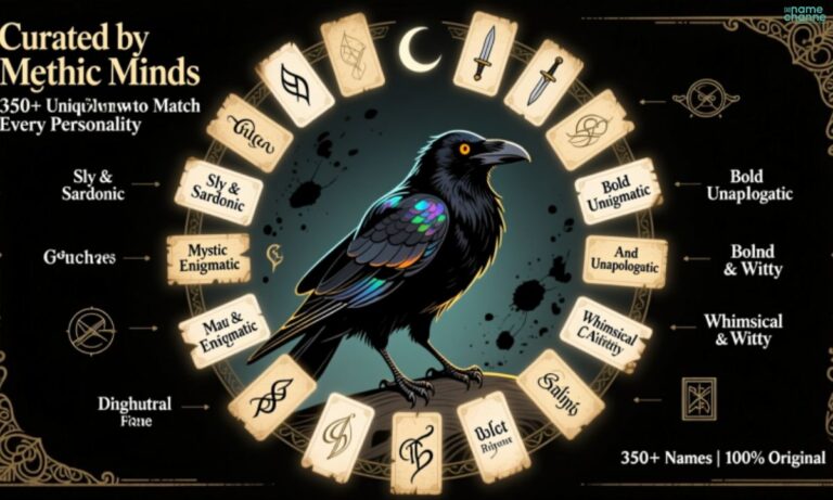 350+ Unique Crow Names to Match Every Personality