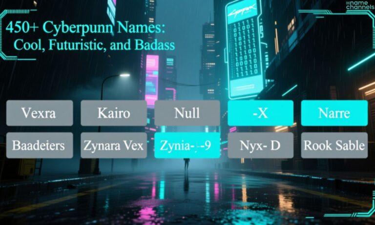 450 Cyberpunk names