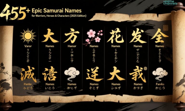 455+ Epic Samurai Names for Warriors, Heroes & Characters (2025 Edition)