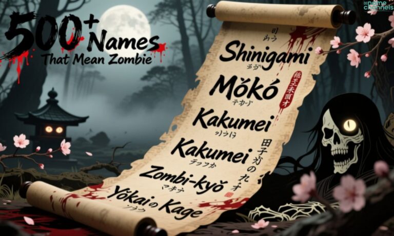 500+ Names That Mean Zombie Male, Female, Japanese & Cool Name Ideas