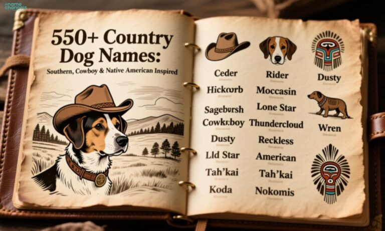 550+ Country Dog Names Southern, Cowboy & Native American Inspired