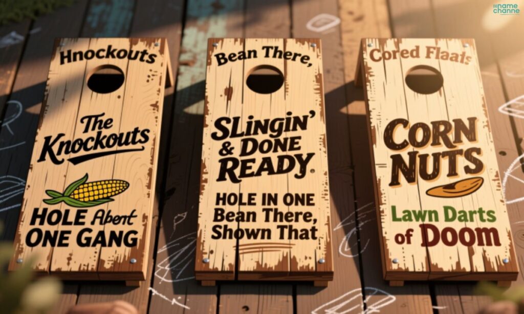American Cornhole Team Names