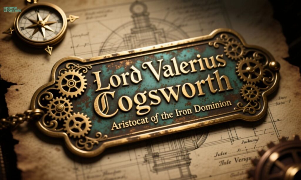 Aristocratic & Adventure Steampunk Names