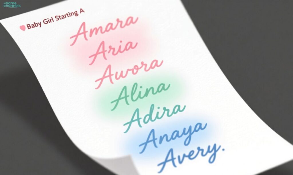Beautiful and Uncommon Baby Girl Names With A