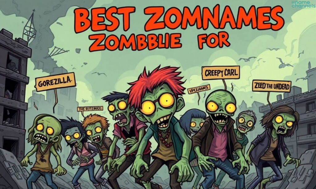 Best Zombie Names for Characters, Games, and Stories