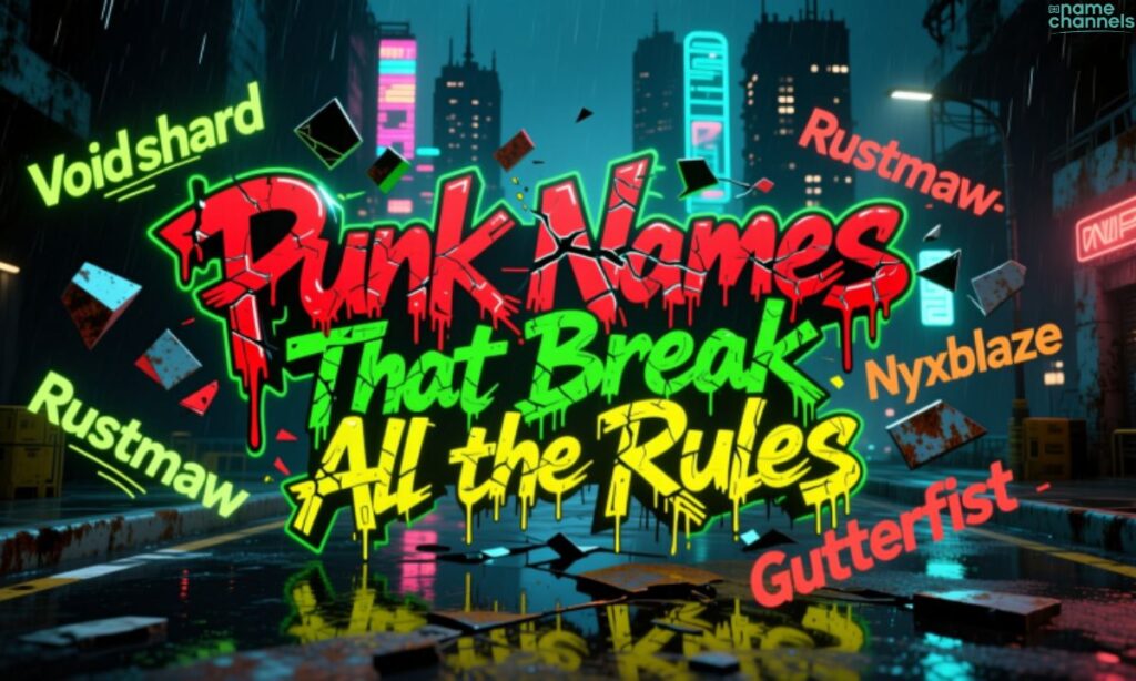Classic Punk Names from Rock Icons