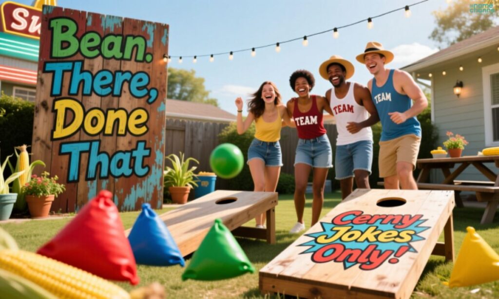 Cornhole Team Names with Funny Puns