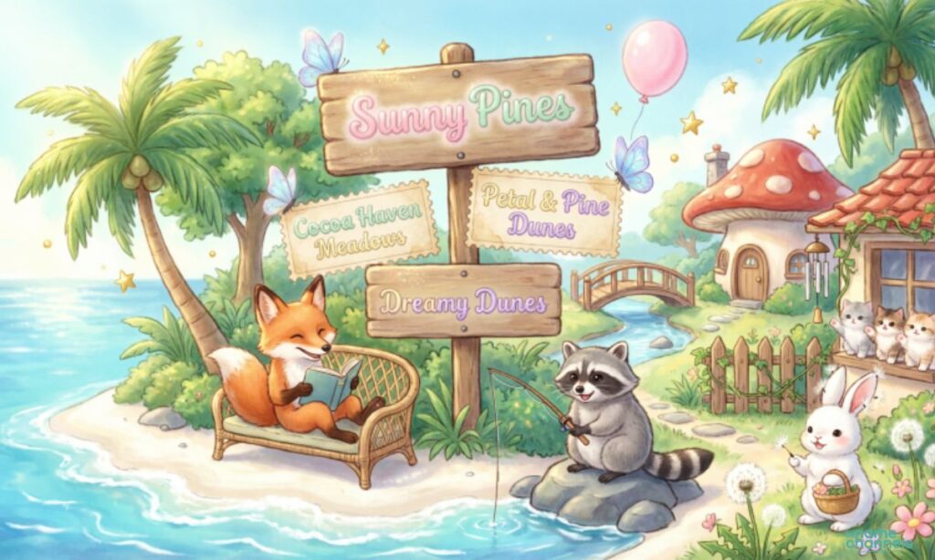 Cute & Wholesome Animal Crossing Island Names
