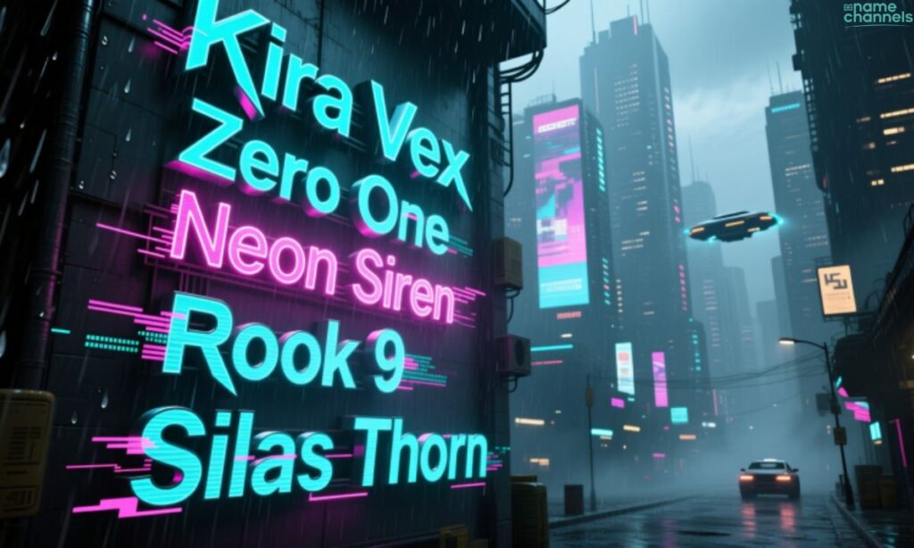 Cyberpunk Names from Popular Media