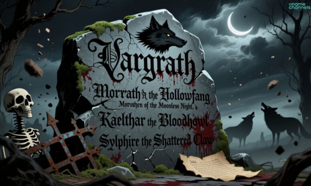 Dark & Gothic Werewolf Names