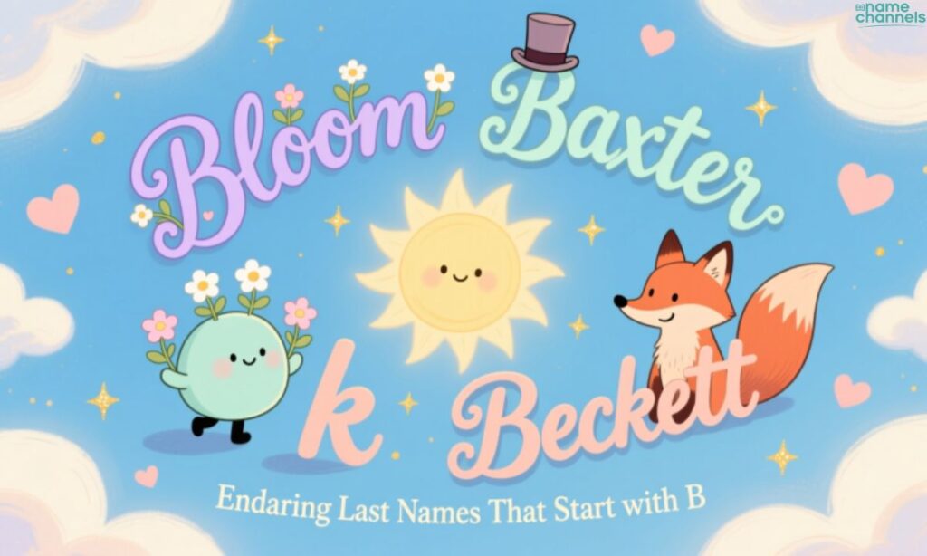 Endearing Last Names That Start with B