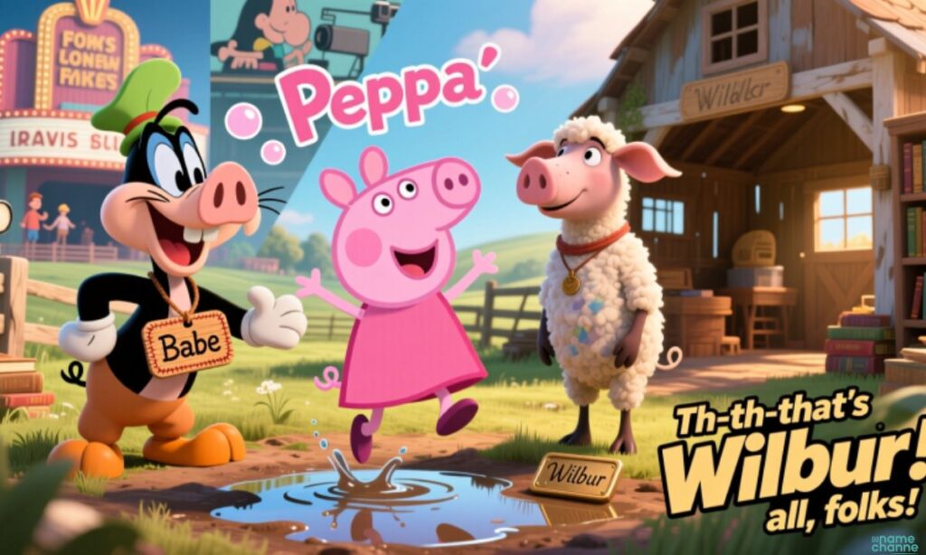 Famous Pig Names from Movies, TV, and Literature