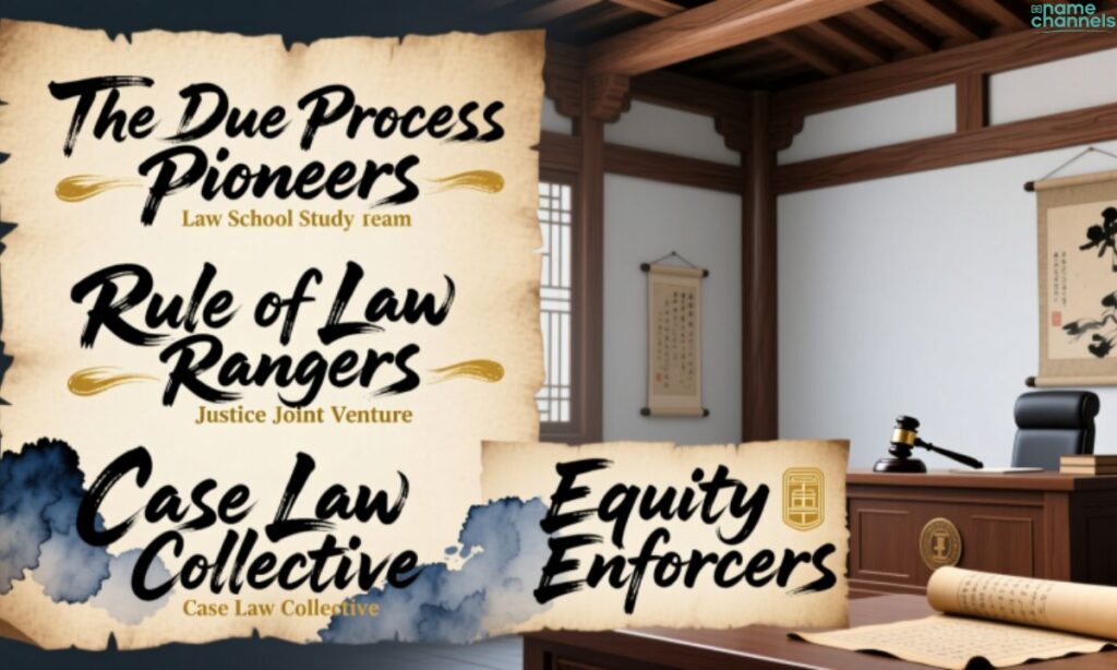 Law Student Group Names