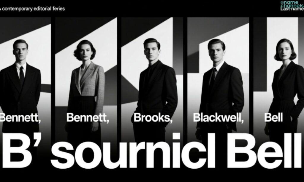 Modern Takes on Classic B Last Names