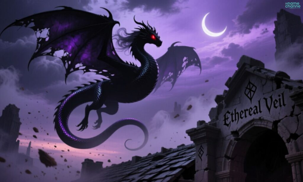 Mysterious Female Dark Dragon Names Wrapped in Shadow