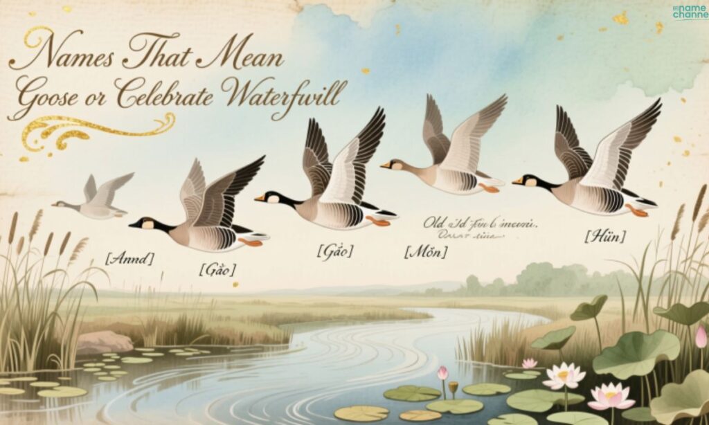 Names That Mean Goose or Celebrate Waterfowl