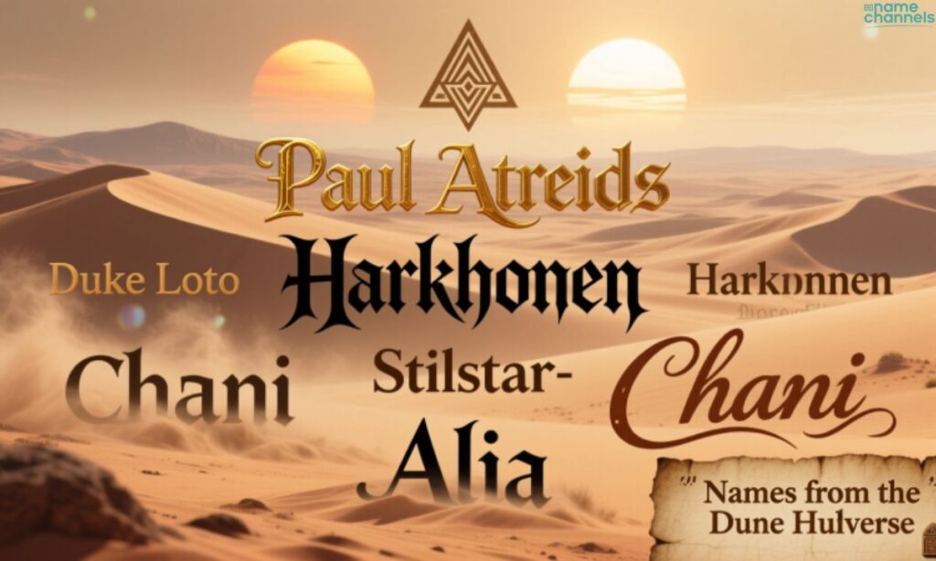 Names from the Dune Universe