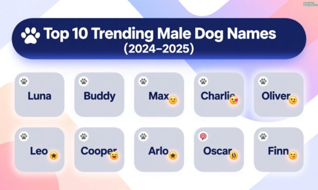 Trending Male Dog Names (2024-2025)