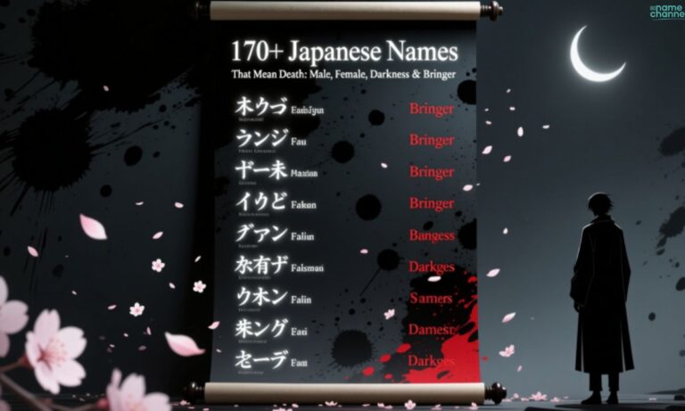 170+ Japanese Names That Mean Death Male, Girl, Darkness & Bringer