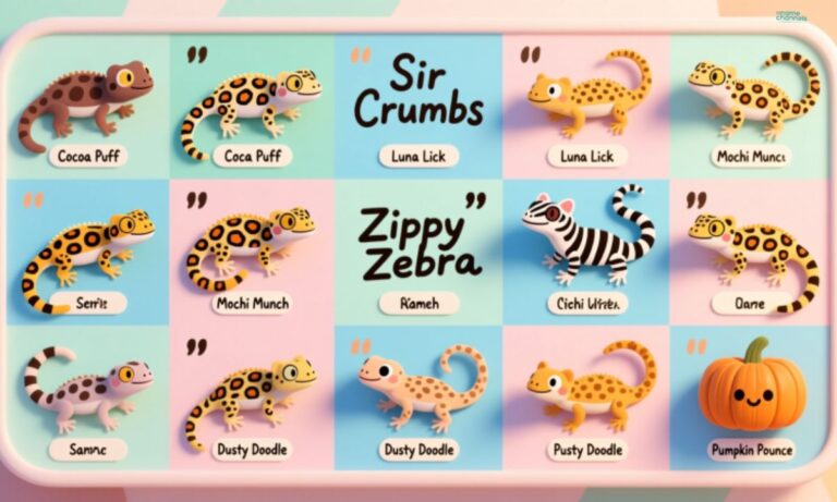200+ Good Names for Leopard Geckos (Cute, Unique & Creative Pet Name Ideas)