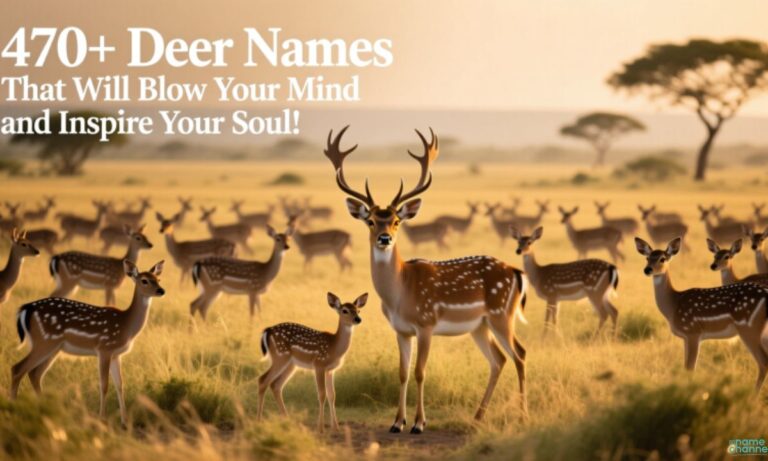 470+ Deer Names That Will Blow Your Mind and Inspire Your Soul!