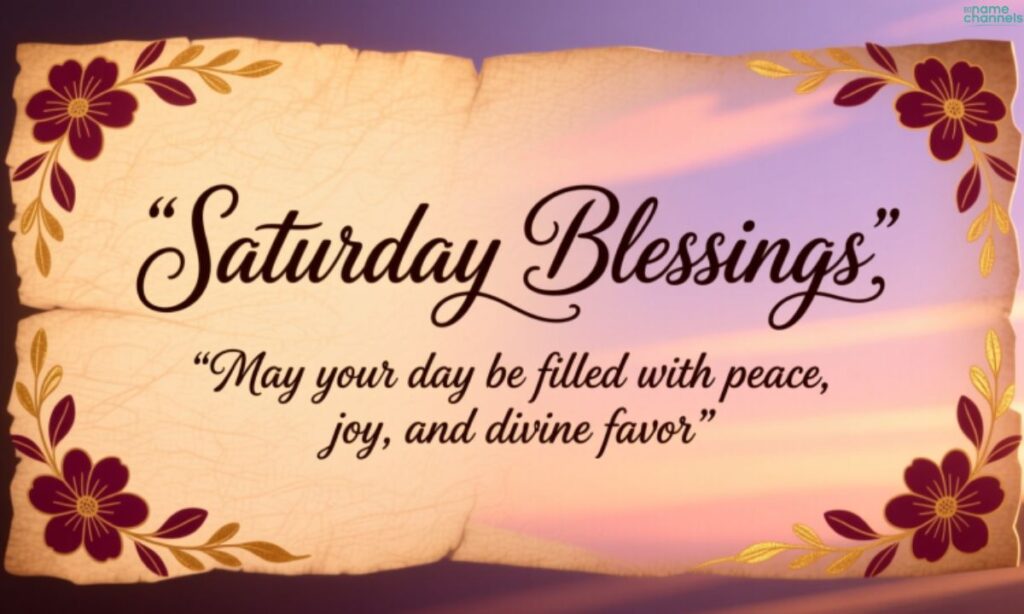 African American Saturday Blessings Quotes