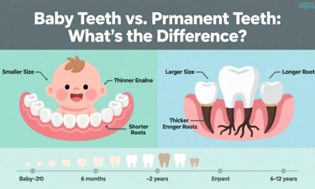 Baby Teeth vs. Permanent Teeth: What's the Difference?