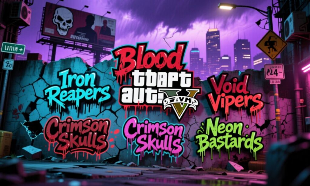 Badass GTA Crew Names for Fearless & Aggressive Crews