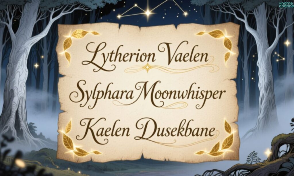 Character Names for Fantasy Novels That Sound Magical