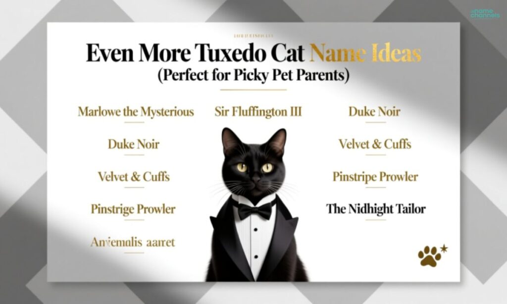 Even More Tuxedo Cat Name Ideas (Perfect for Picky Pet Parents)