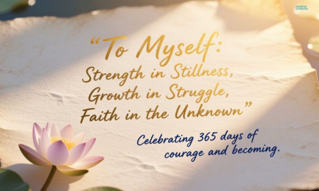 Inspirational Birthday Message to Myself for Strength, Growth, and Faith