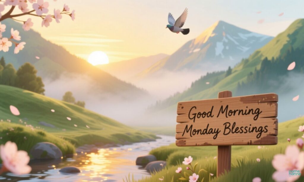 Inspirational Good Morning Monday Blessings