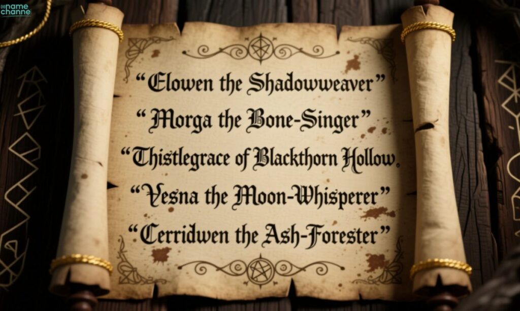 Medieval Witch Names