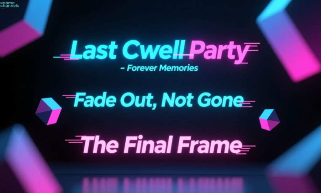 Modern and Trendy Farewell Party Names